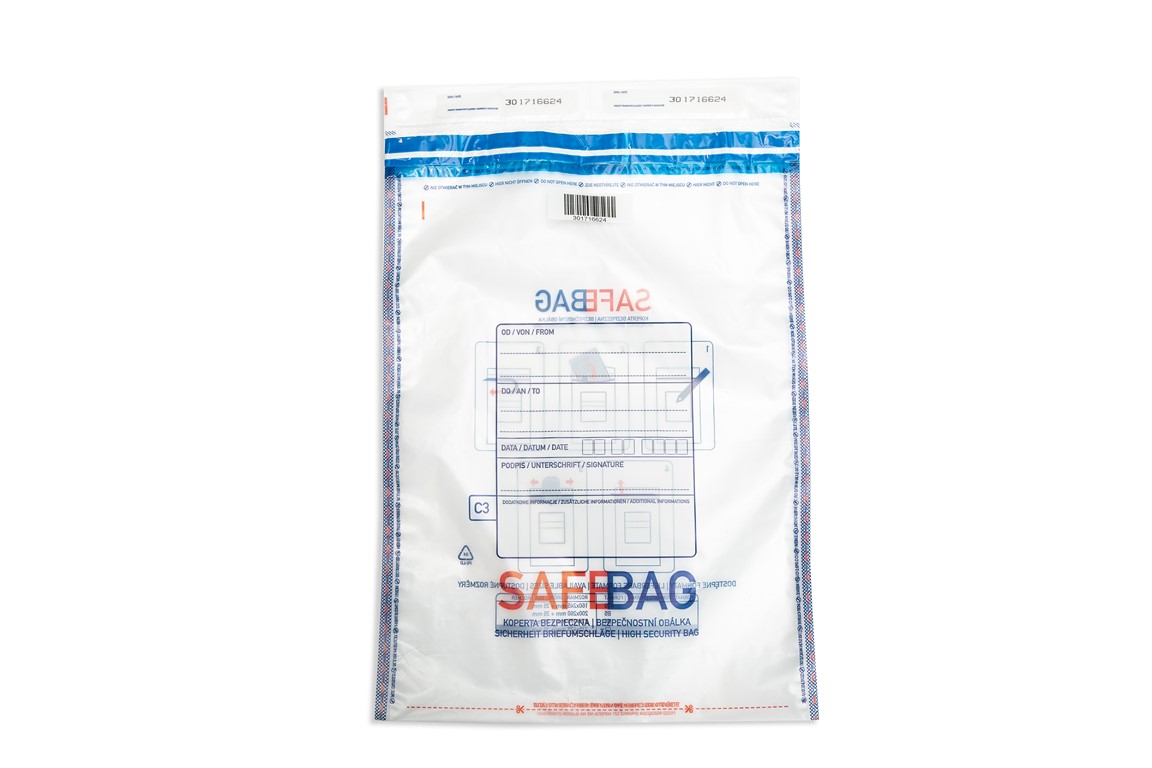 Koperta bezpieczna C3 SafeBag przezroczysta 1szt. Bong